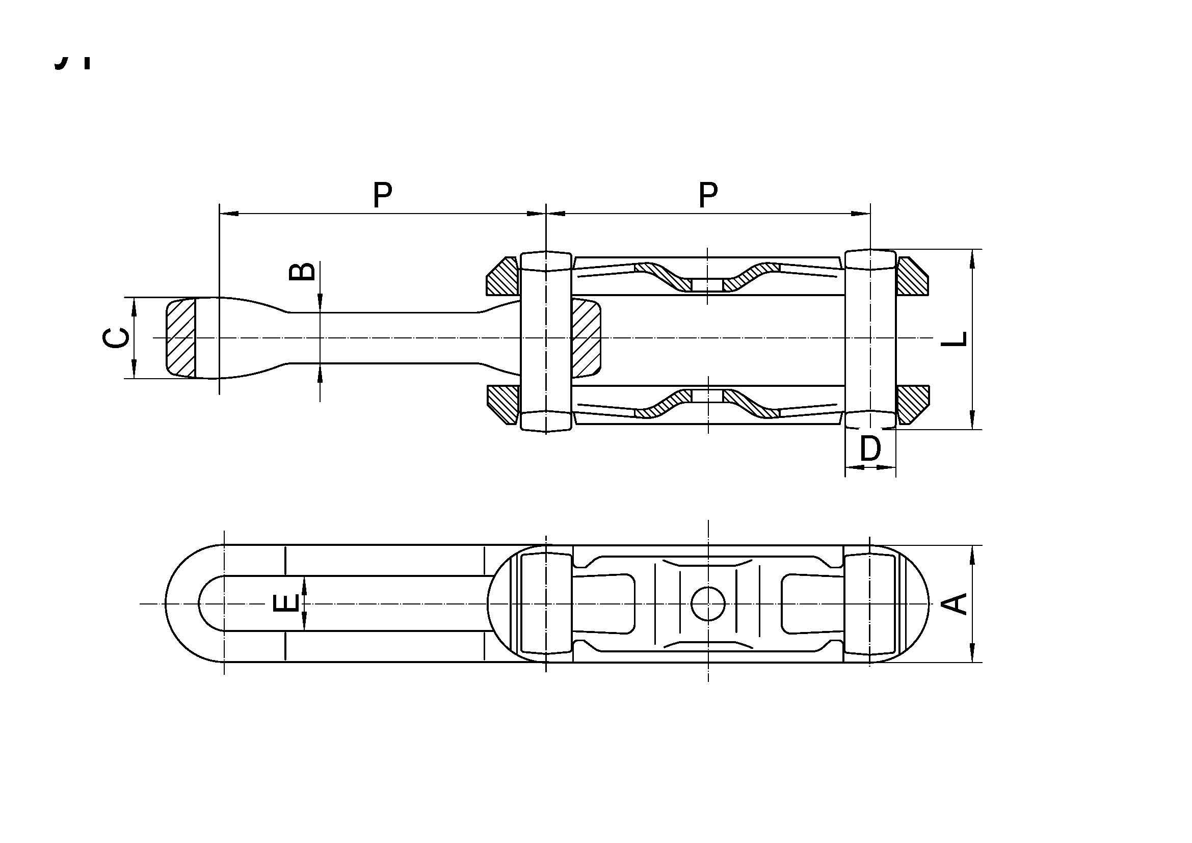 Forged Rivertless Chain